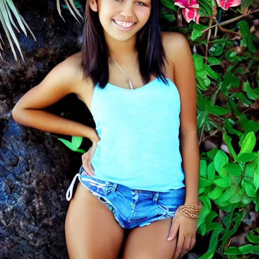 Image similar to beautiful Hawaiian girl