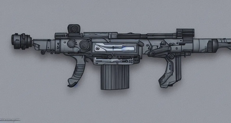 Prompt: extremely detailed ultra realistic side view photo retro vintage sci fi laser rifle, detailed trigger, chemically propelled, electric, steel, wood accents, clean lines, elegant sleek smooth body, wires, railgun, chemrail, gauss, smooth utopian design, ultra high quality, octane, cod, destiny, warframe, terminator