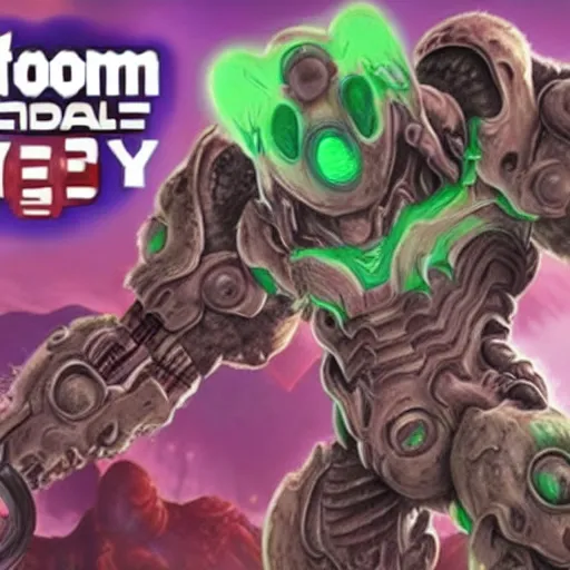 Image similar to Doom monster dating sim visual novel trending on VNDB