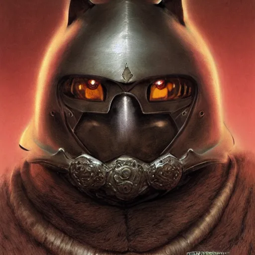 Prompt: berserk black armor, anthropomorphic shiba inu, shiba inu face, in berserk black armor, stuning 3 d render, masterpiece, glowing aura, by donato giancola and greg rutkowski and wayne barlow and zdzisław beksinski, realistic face