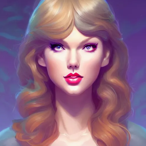 Image similar to a portrait of a beautiful april o'neil and taylor swift, art by lois van baarle and loish and ross tran and rossdraws and sam yang and samdoesarts and artgerm and saruei, digital art, highly detailed, intricate, sharp focus, trending on artstation hq, deviantart, unreal engine 5, 4 k uhd image