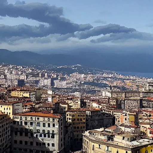 Image similar to huge explosion in genova