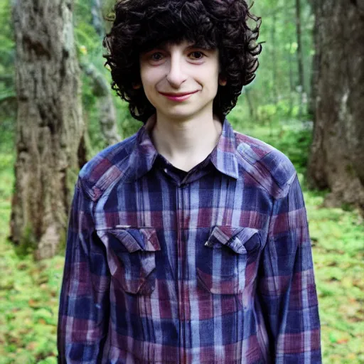 Image similar to finn wolfhard by yoshihiro togashi