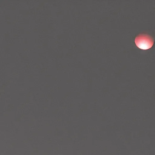 Prompt: a telescope captures a red flying light on mars.