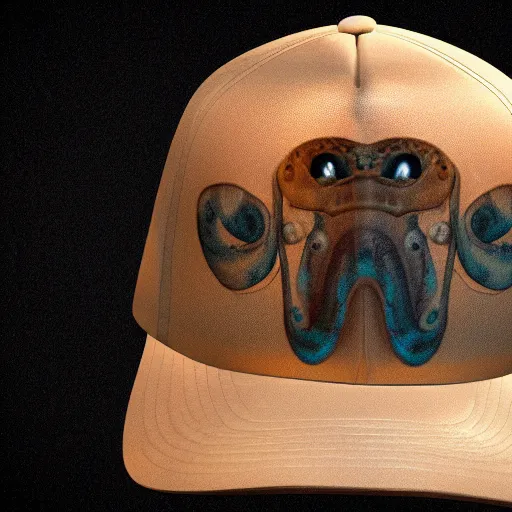 Prompt: hyperrealistic dslr film still of amorphous squid disguised as redneck with trucker hat, stunning 8 k octane comprehensive 3 d render, inspired by istvan sandorfi & greg rutkowski & unreal engine, perfect symmetry, dim volumetric cinematic lighting, extremely hyper - detailed, extremely lifelike attributes & lifelike texture, intricate, masterpiece, artstation, stunning