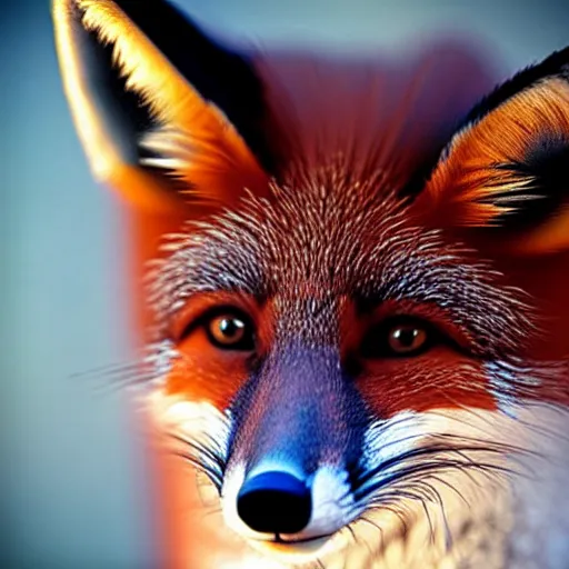 Image similar to a fox - cat - hybrid, animal photography