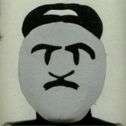 Image similar to mugshot of the hundred eyes face