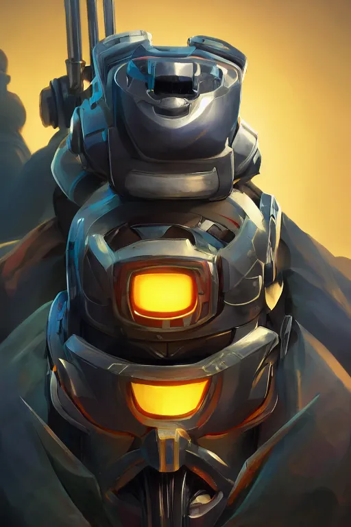 Image similar to epic mask helmet robot ninja portrait stylized as fornite style game design fanart by concept artist gervasio canda, behance hd by jesper ejsing, by rhads, makoto shinkai and lois van baarle, ilya kuvshinov, rossdraws global illumination radiating a glowing aura global illumination ray tracing hdr render in unreal engine 5