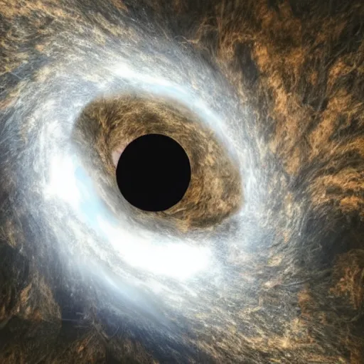 Image similar to a black hole dematerializing planet earth