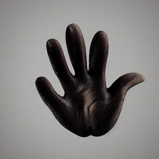 Prompt: hyper realistic monkey's paw cursed item 8 k