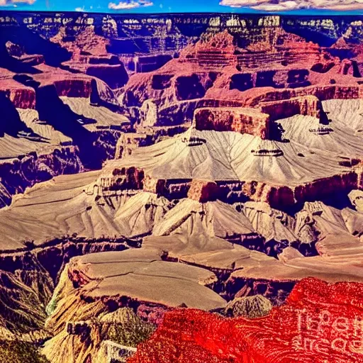 Prompt: Ultraviolet HD photograph of the Grand Canyon