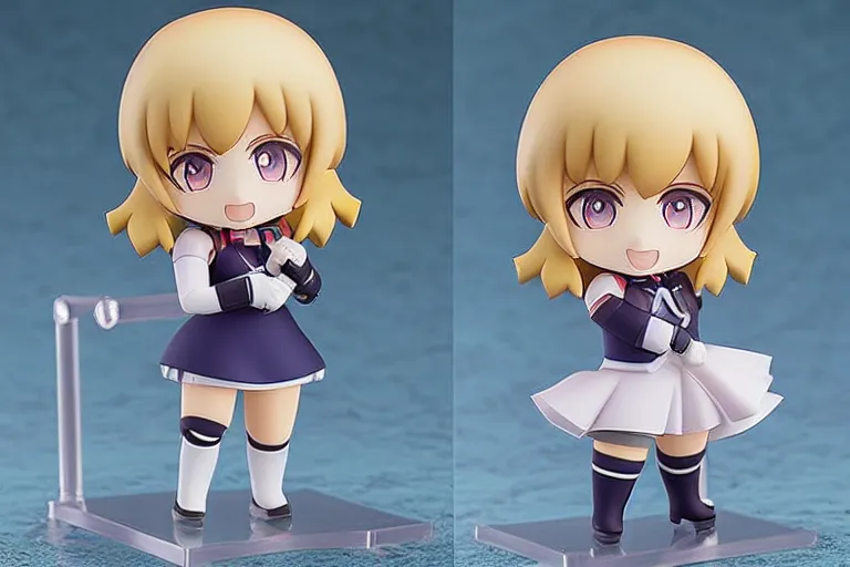 Image similar to Mari ohara nendoroid, high quality studio photography, promotional image