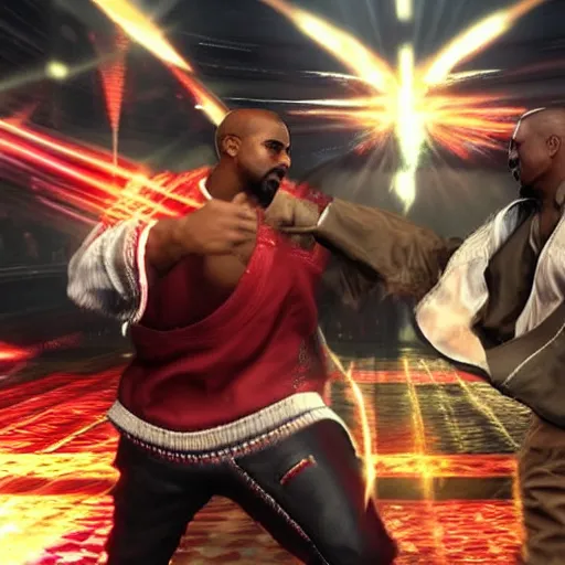 Image similar to Kanye West in Tekken 7,