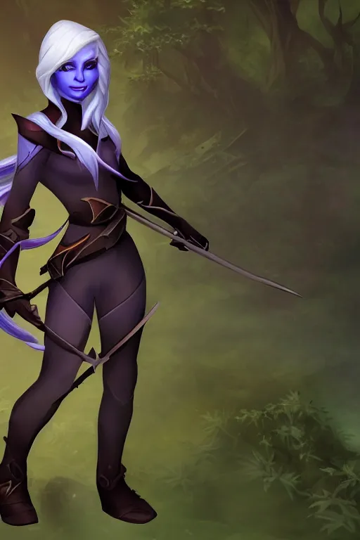 Image similar to Drow Ranger, dota 2,