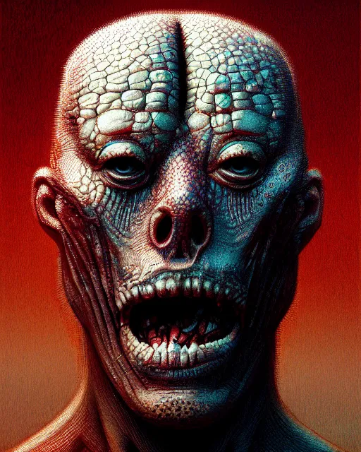 Image similar to elon musk grotesque, trypophobia, ultra detailed, ultra realistic, adventure time, studio lighting, by beksinski, alejandro jodorowsky, giger, greg rutkowski, carne griffith trending on artstation, deviantart, photorealism