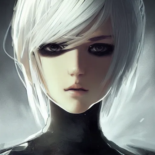 NieR Automata 2B have beautiful eyes 