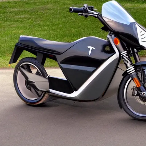 Image similar to motorbike by tesla