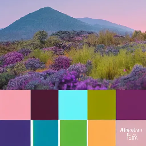 Prompt: popular color palette in 2 0 3 0