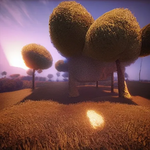 Prompt: “unreal engine sheep golden light”