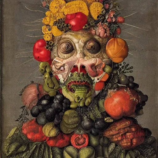 Image similar to a concept house by arcimboldo, giuseppe