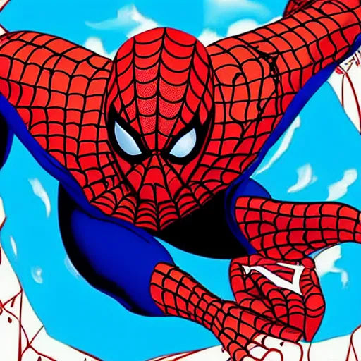 Prompt: spiderman swimming in a pool filled with spaghetti