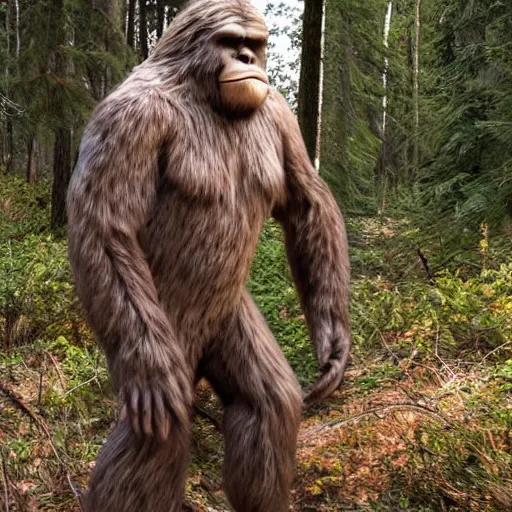 Image similar to bigfoot hunting humans