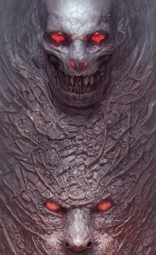 Image similar to rat catacombs, symmetrical face features, front game card, drark, marvel comics, dark, intricate, highly detailed, smooth, artstation, digital illustration by ruan jia and mandy jurgens and artgerm and wayne barlowe and greg rutkowski and zdislav beksinski