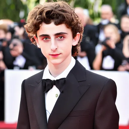 Image similar to timothee chalamet as harry osbourne