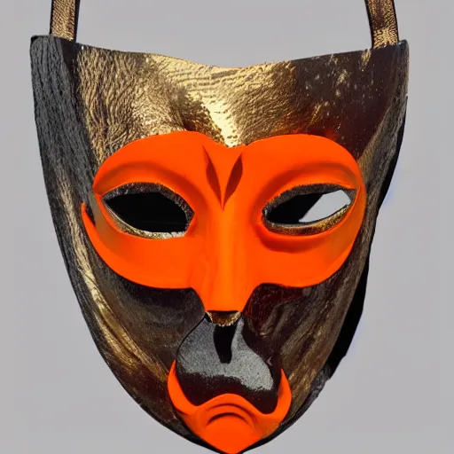 Image similar to orange gothic mask