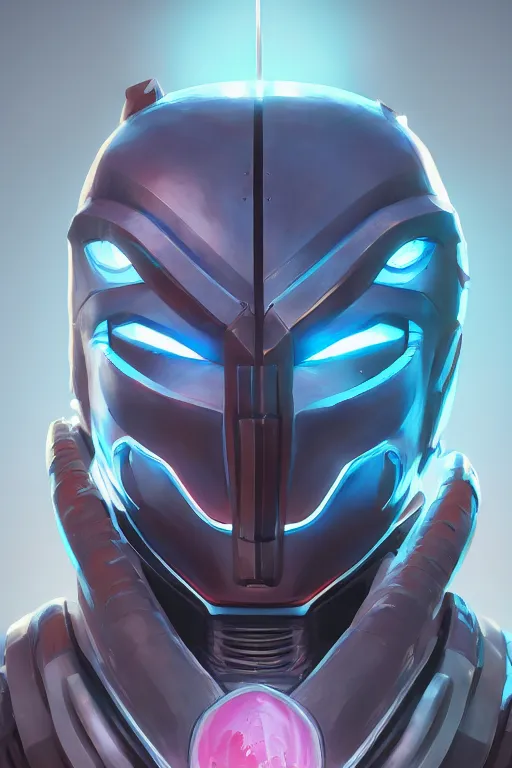 Image similar to epic mask helmet robot ninja portrait stylized as fornite style game design fanart by concept artist gervasio canda, behance hd by jesper ejsing, by rhads, makoto shinkai and lois van baarle, ilya kuvshinov, rossdraws global illumination radiating a glowing aura global illumination ray tracing hdr render in unreal engine 5