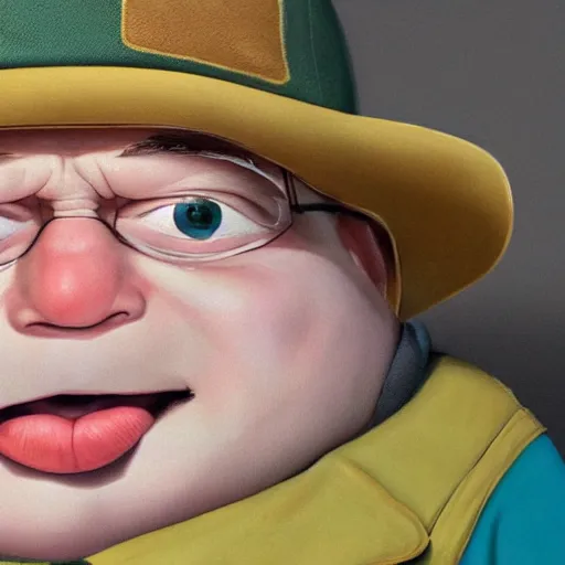 Prompt: hyperrealistic mixed media image of eric cartman, inspired by thomas eakes & greg rutkowski & xiang duan, perfect facial symmetry, dim volumetric lighting, 8 k octane beautifully detailed render, post - processing, extremely hyper - detailed, intricate, epic composition, lifelike attributes, cinematic lighting, masterpiece, trending on artstation, very very detailed, stunning,