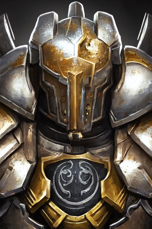 Image similar to armor portrait heros warhammer 4 0 k horus heresy fanart - the primarchs emperor by johannes helgeson animated with vfx concept artist & illustrator global illumination ray tracing hdr fanart arstation zbrush central hardmesh 8 k octane renderer comics stylized