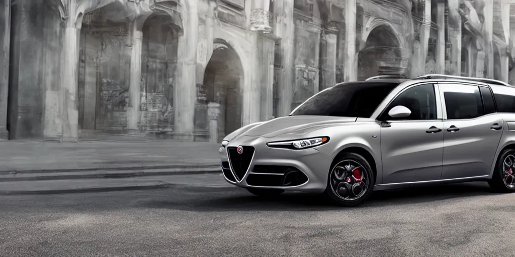 Image similar to 2022 Alfa Romeo Minivan