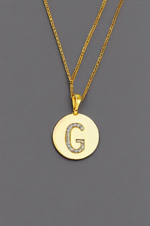 Image similar to gold letter g pendant with colored diamonds and in a hip hop font style