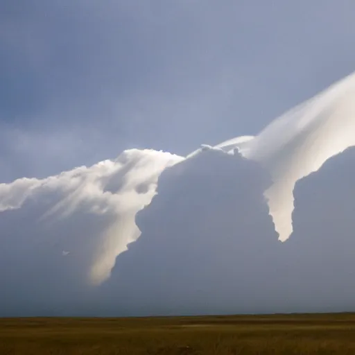 Image similar to clouds shaped like virgin mary