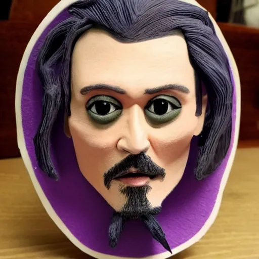 Prompt: plasticine johnny depp