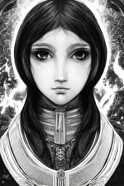 Image similar to constellar ptolemy, heroine, beautiful, detailed symmetrical close up portrait, intricate complexity, in the style of artgerm and ilya kuvshinov, magic the gathering art