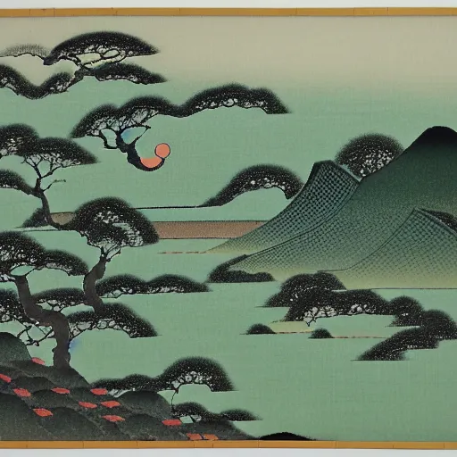 Image similar to a landscape by katayama bokuyo.