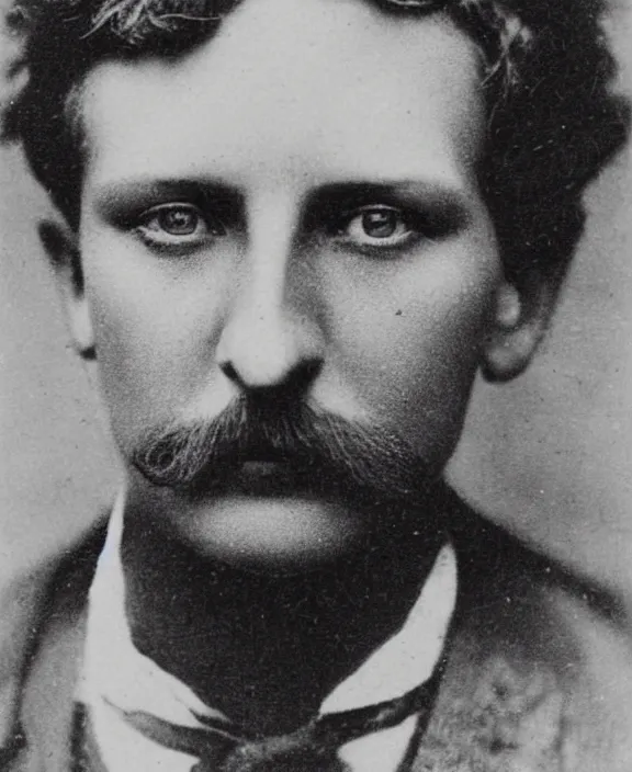 Image similar to victorian photograph of charlie puth, 1 8 9 0 s photography, 1 9 0 0, realistic face, symmetrical face, detailed, grainy, edwardian, old photo