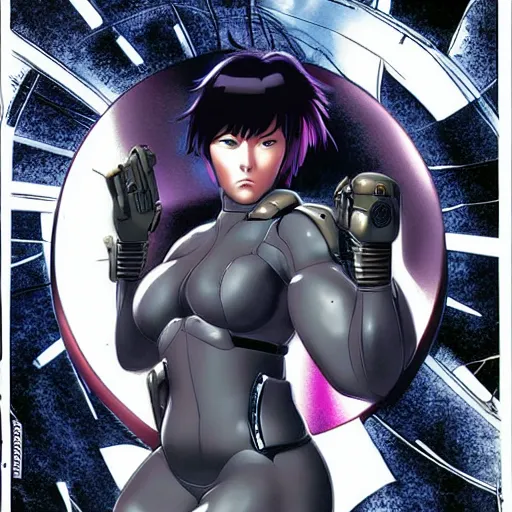 Image similar to motoko, ghost in the shell by shirow masamune