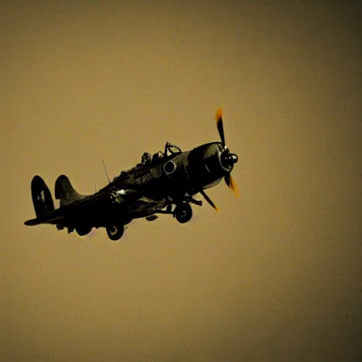 Image similar to stuka dive bomber diving down, motion blur