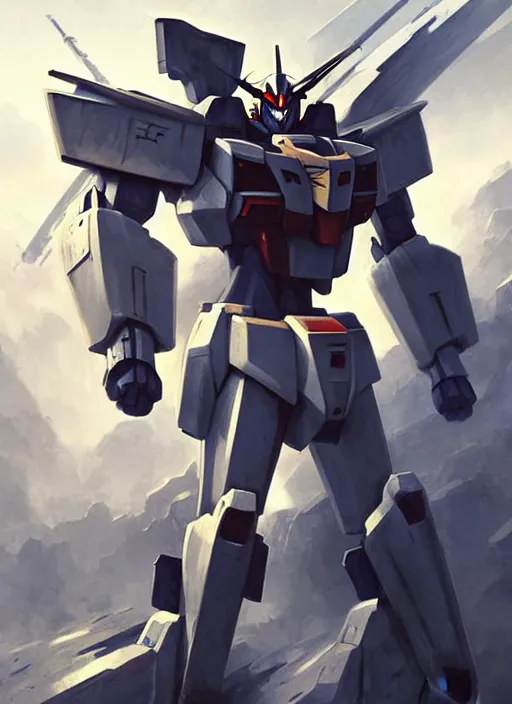 Prompt: portrait epic gundam with sword. highly detailed, digital painting, concept art, smooth, sharp focus, illustration, art by greg rutkowski