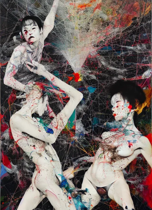 Image similar to entropy is the natural order of the universe i simply catalyze the process, a brutalist designed, gothic, rich deep colours, painted by francis bacon, adrian ghenie, james jean and petra cortright, part by gerhard richter, part by takato yamamoto. 8 k masterpiece