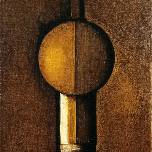 Image similar to ” an oil painting of a screwdriver, in the style of leonardo da vinci ”