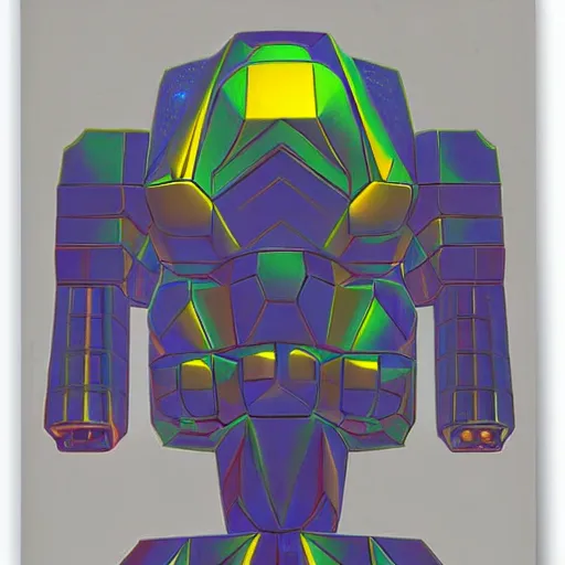 Image similar to combat mecha by victor vasarely, romas kukalis