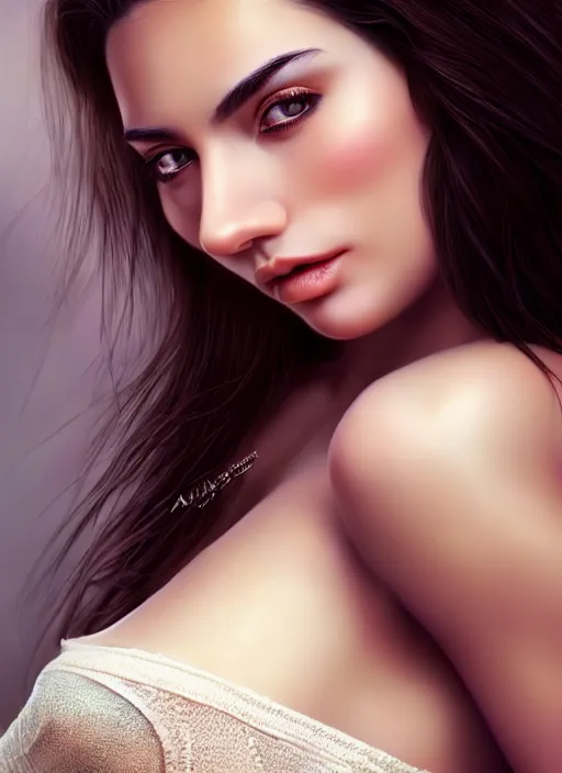 Image similar to a gorgeous greek female photo, professionally retouched, soft lighting, realistic, smooth face, full body shot, torso, dress, perfect eyes, sharp focus on eyes, 8 k, high definition, insanely detailed, intricate, elegant, art by artgerm and jason chan