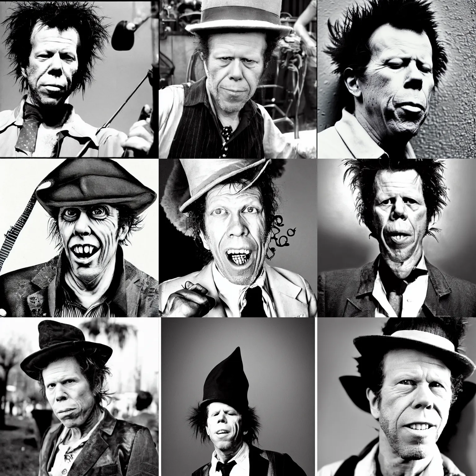 Prompt: tom waits as an oompahloompa