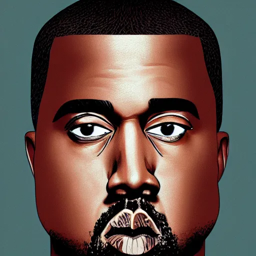 Image similar to kanye west in stephen bliss illustration artwork of kanye west, face, digital art, digital painting, art station, wlop, sharp focus, illustration by stephen bliss, artstation