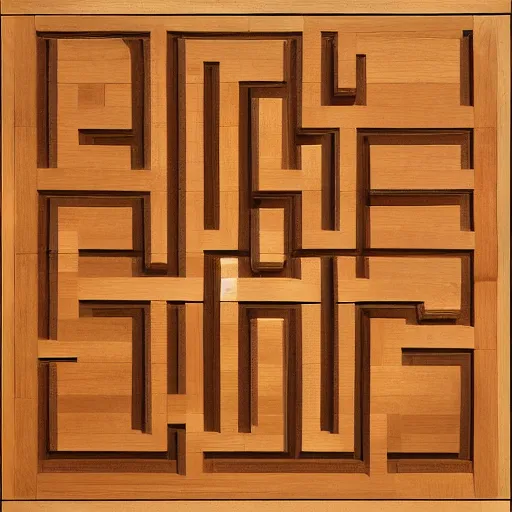 Prompt: a parquetry representation of Han Solo