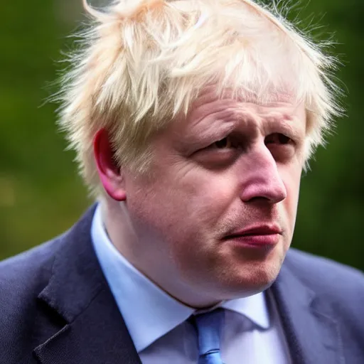 Image similar to medium shot photo of Boris Johnson smoking weed, 4k, ultra HD